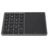 Wireless Numeric Keypad 2.4G 22 Keys   Lightweight Portable Type C ABS   Number Pad for Study Work