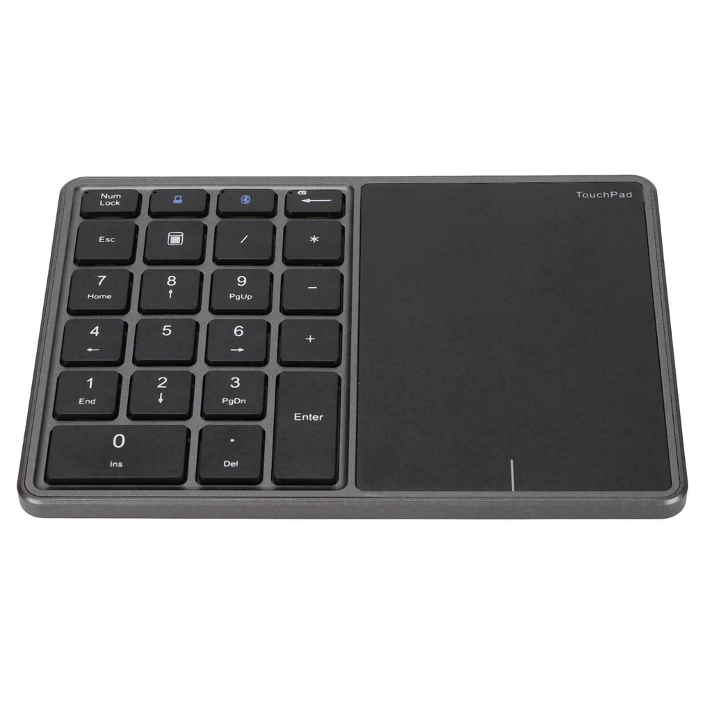 Wireless Numeric Keypad 2.4G 22 Keys Lightweight Portable Type C ABS Number Pad for Study Work