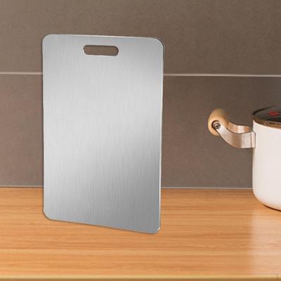 Stainless Steel Cutting Board with Ergonomic Handle