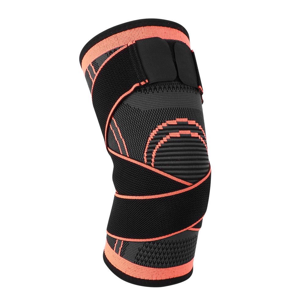 Sport Compression Kneecap Knitting Elastic Support Bandage Antiskid Protective GearKneecap Protective Gear M