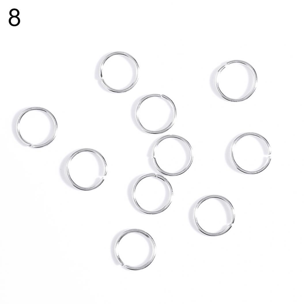 

5/10 шт. Жіноча панк-кіска в стилі хіп-хоп, ручний хрест, кільце з листя, затискачі для волосся, аксесуар