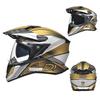 Full Face Motorcycle Helmet Touring Off-Road All Season Riding With Dual Visors ABS Shell Men Women