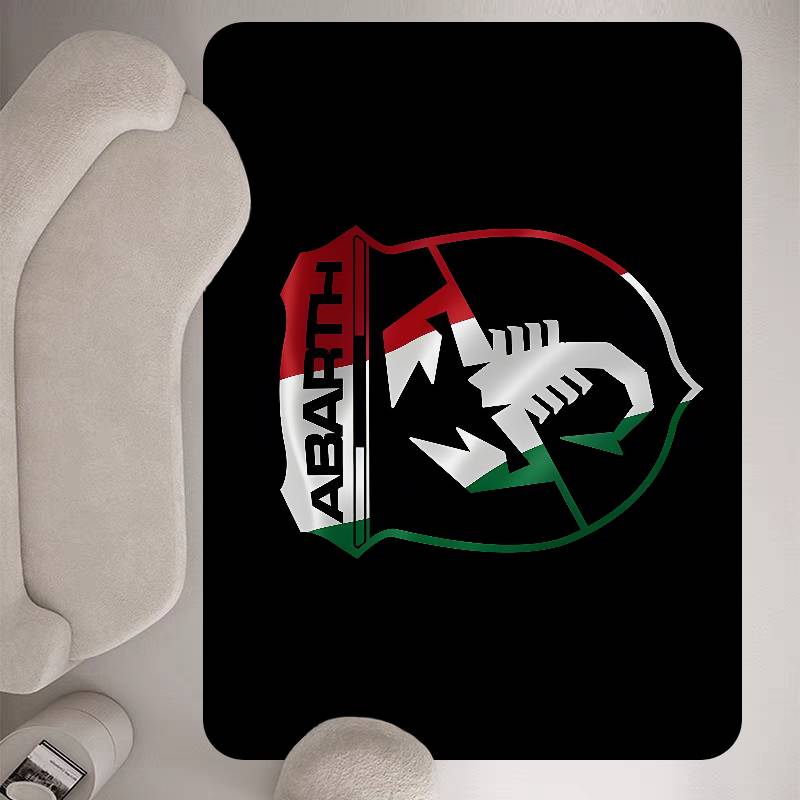 Bath Mats A-AbarthS-S Kitchen Mat Kids Room Bedroom Decoration Balcony Anti-Slip Doormat Living Room Alfombra