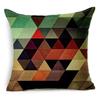 45X45Cm Colored Geometric Lines Color Blocks Abstract Throw Pillow Cover Decorative Pillowcase
