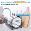 Earth Tray X Super Fast Water TITIROBA Dish Drainer Basket with Diatomaceous Earth Tray Slim Dishware Kitchen Dish Drainer Rack Space Saving Single