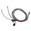 Cable de Carga Satelital Diseño O 18AWG Cable de Alimentación CC con Caja de Fusibles para Mini para RVs Barcos
