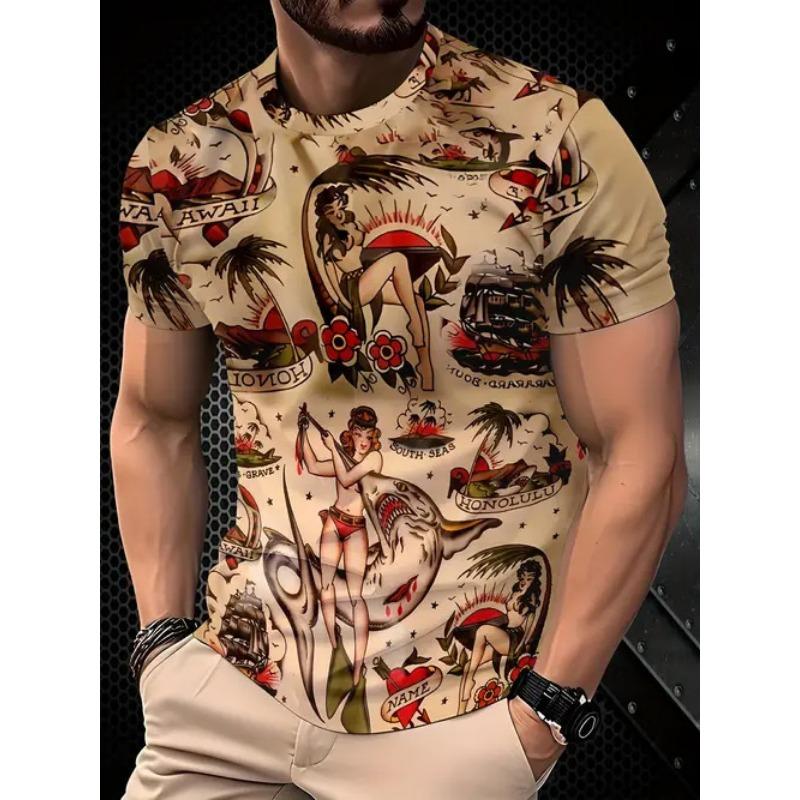 3D Printed Cool Chinese Dragon Pattern T Shirt For Men Summer O-Neck Loose Tops Short Sleeve Tees Casual Mythical Animal Tees