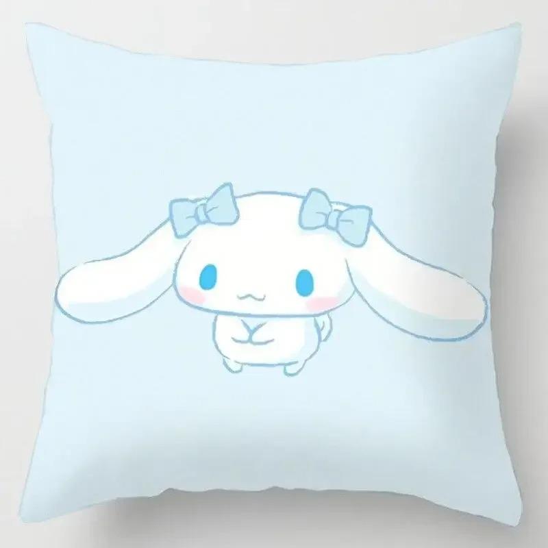 Japanese Style Cartoon Lumbar Pillow Cover Kawaii Sofa Cushion Home Decor