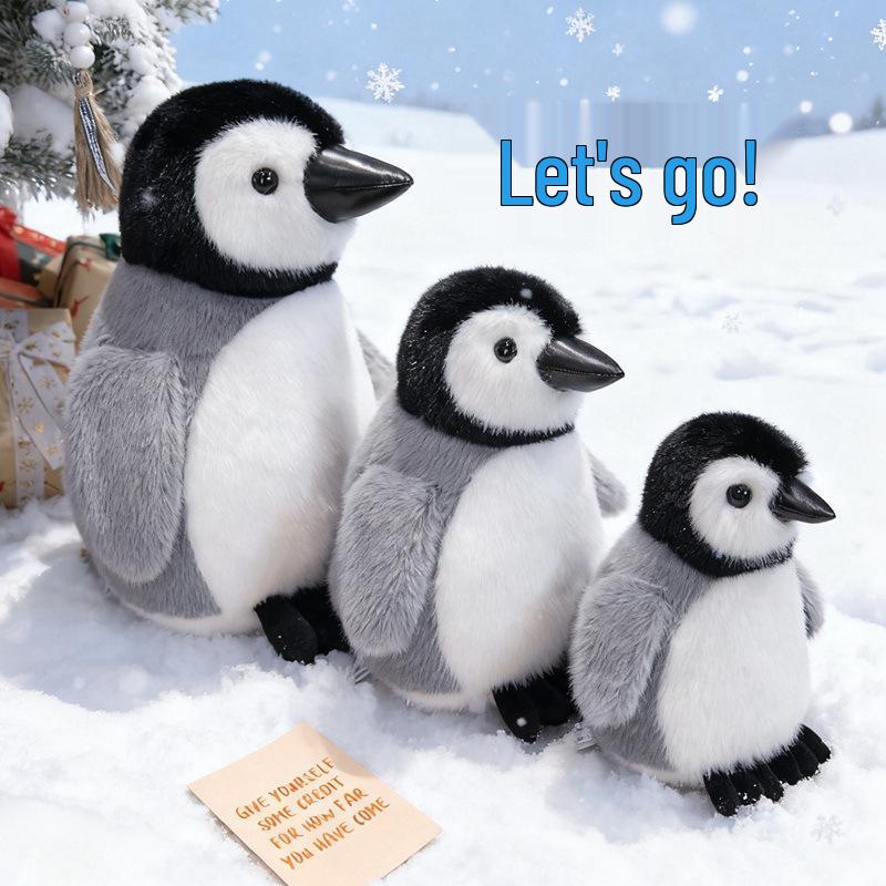 Adorable Little Penguin Plush Toy - Antarctic Souvenir & Comfort Doll