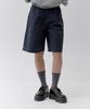 KIRSH Pintuck Two-Button Bermuda Shorts [Dark Navy]