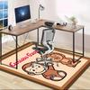 1pc Curious George (9) Design Area Rug - Non-Slip, Soft & Cozy Floor Mat for Living Room, Bedroom, Office - Indoor/Outdoor Decorative Carpet
