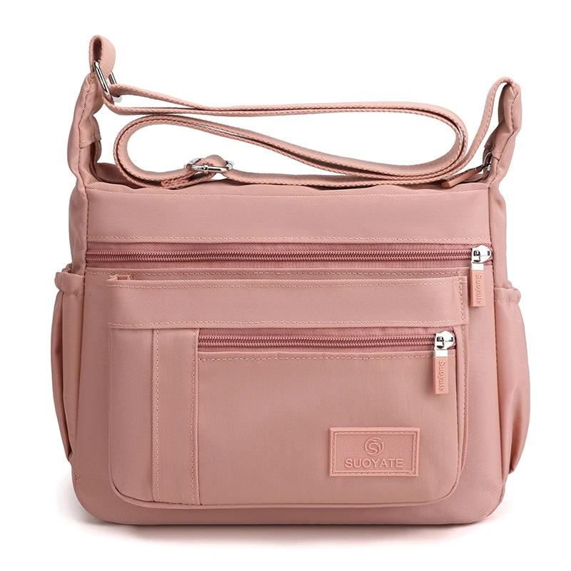 Modische Umhängetasche für Damen, Messenger-Tasche aus wasserdichtem Nylon, Damenhandtasche