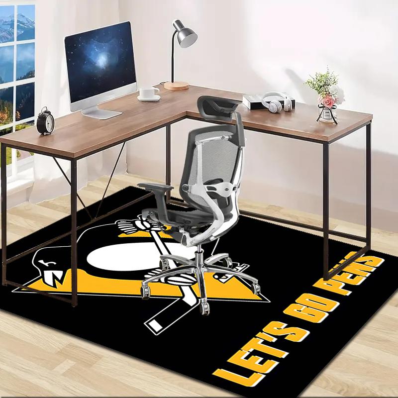 1pc Football Team Design Area Rug - Non-Slip, Soft & Cozy Floor Mat for Living Room, Bedroom, Office - Indoor/Outdoor Decorative Carpet