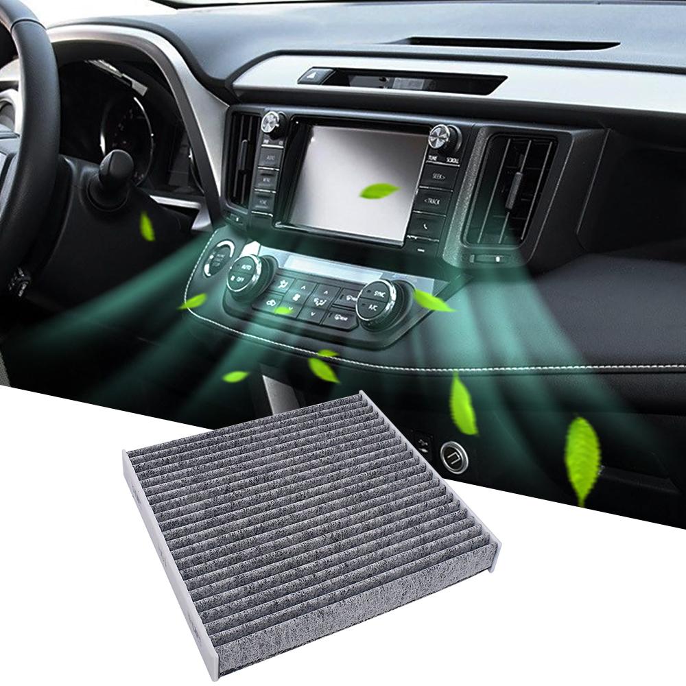 17801-0H050 87139-07010 Engine Air Filter & Carbon Cabin Air Filter for Toyota Corolla Matrix Yaris 4Runner Scion XD 2008-2020