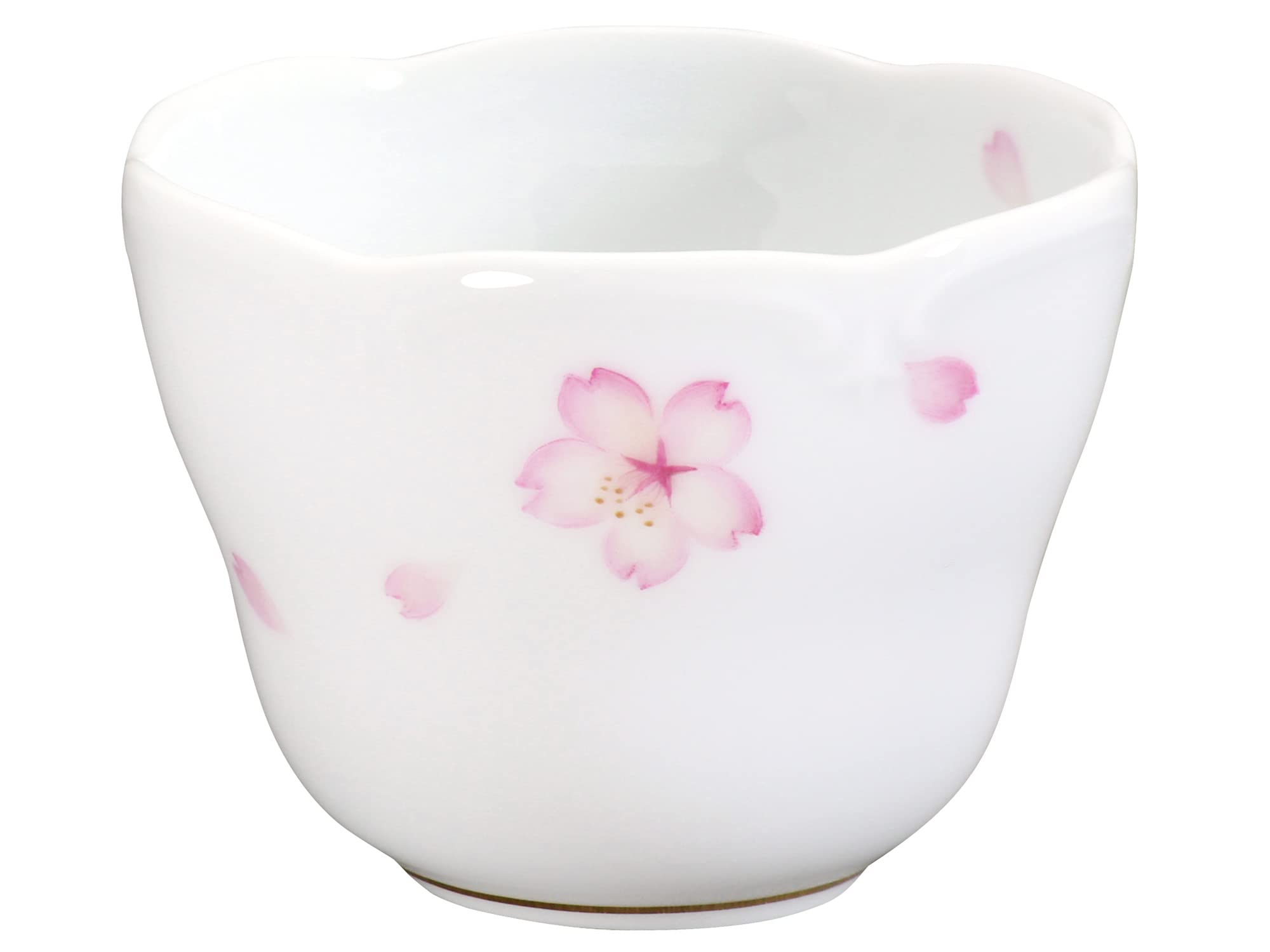 

Okura Pottery [Hand-painted] Sakura No. 67 Sake Cup, Approx. 115cc, Made in Japan, 67CCN/C303