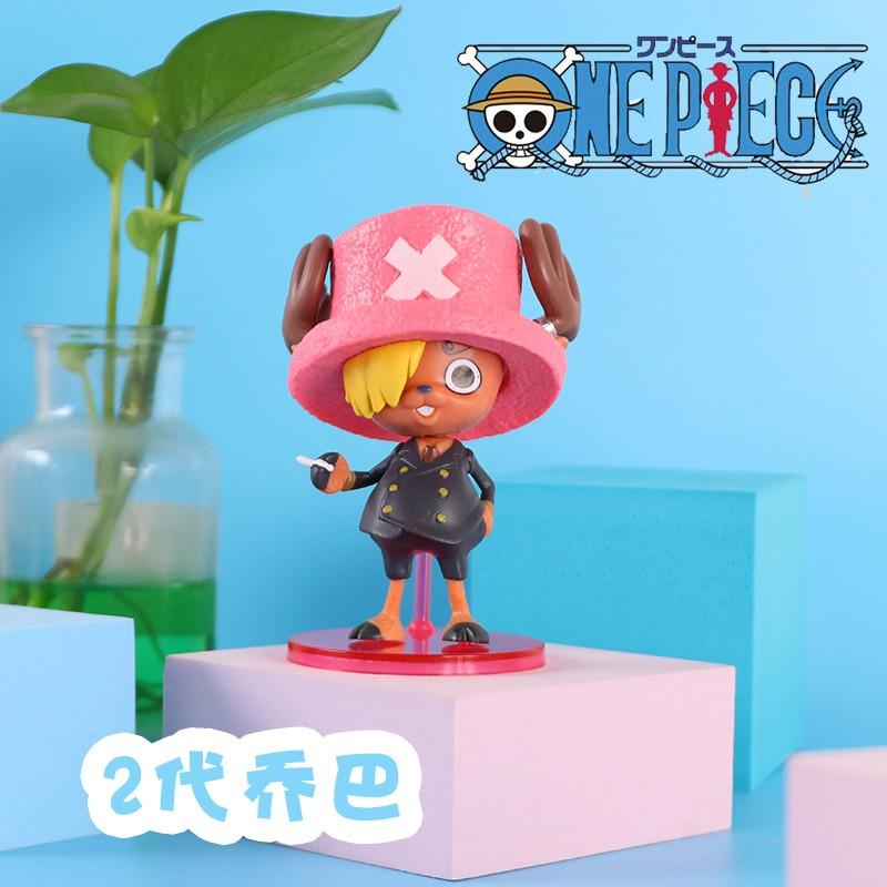 One Piece Tony Chopper Anime Figure Cos Roger Luffy Zoro Ace Usopp Sanji Shanks Buggy Action Figurine Model Playthings Doll