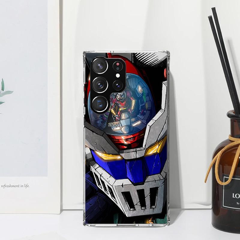 M-Mazinger Z Anime Phone Case For Samsung Galaxy Note 20 Ultra 10 Plus 9 8 M11 M12 M21 M30S M32 M51 M52 J4 J6 + J8 Art Fundas