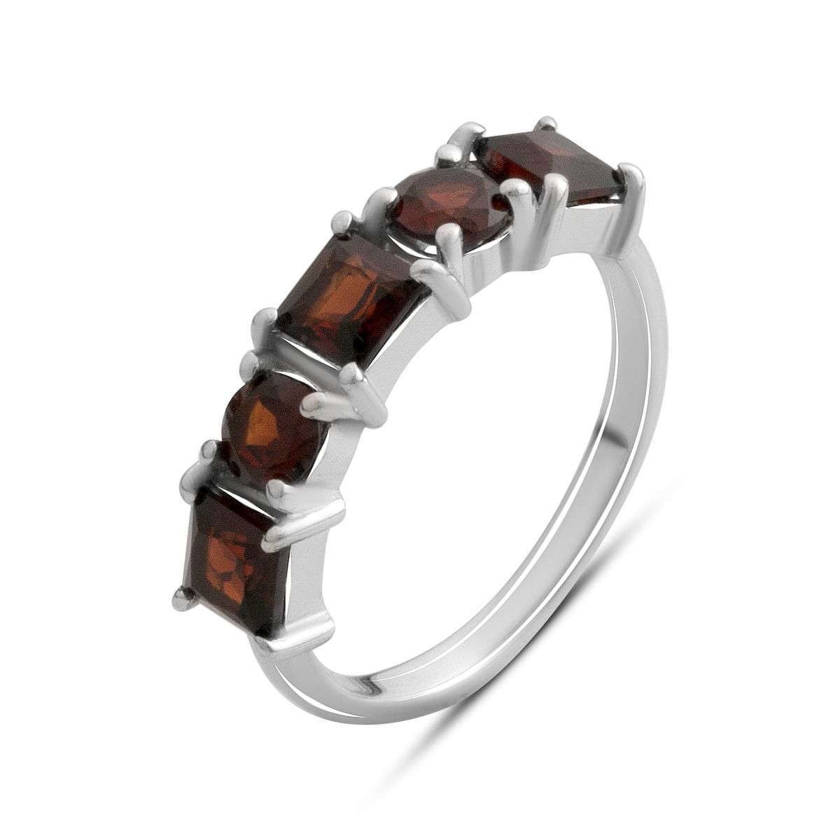 

Серебряное кольцо с натуральным гранатом 1.969ct, вес изделия 2,83 гр (2181989) 17