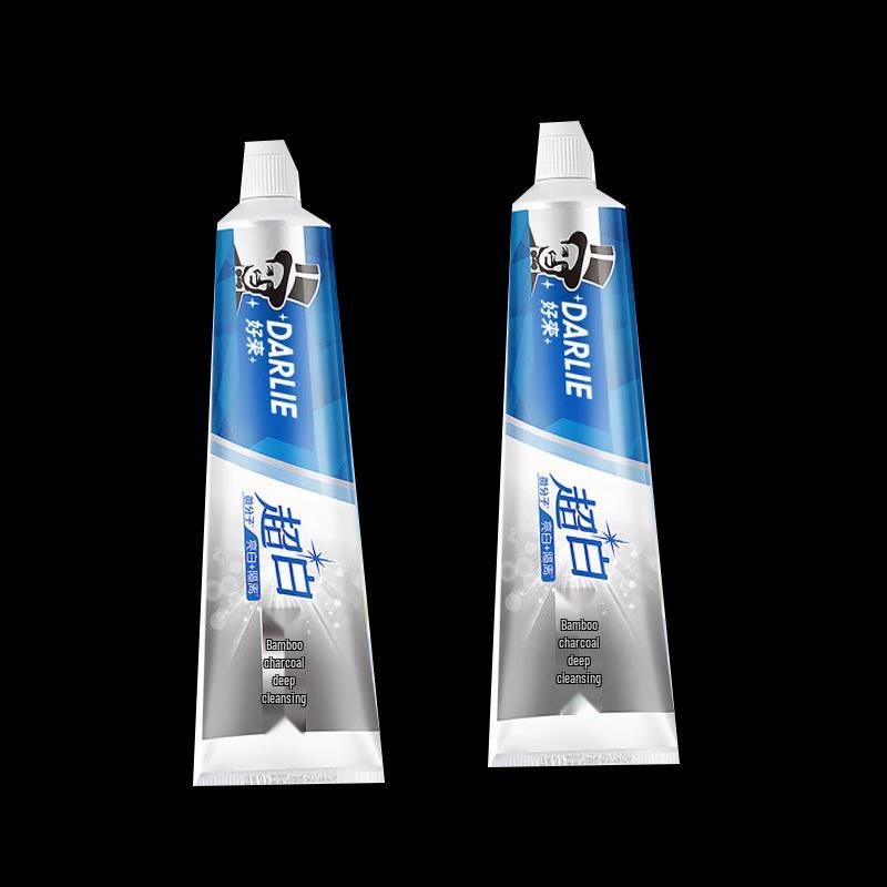 Hawley & Hazel Ультра-белая Зубная паста с бамбуковым углем Глубокая очистка Двойная упаковка