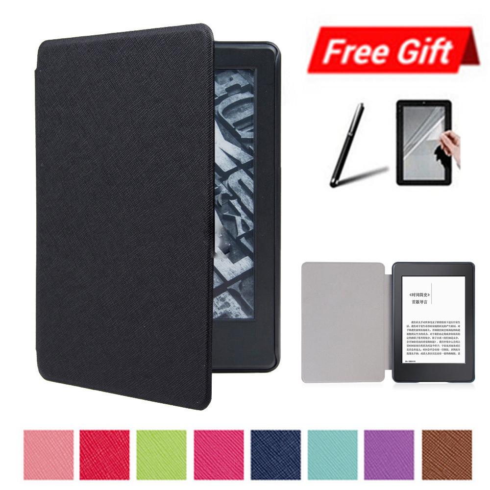 

Ультратонкий умный кожаный магнитный чехол Ramidos для Amazon Kindle Paperwhite 4 2018