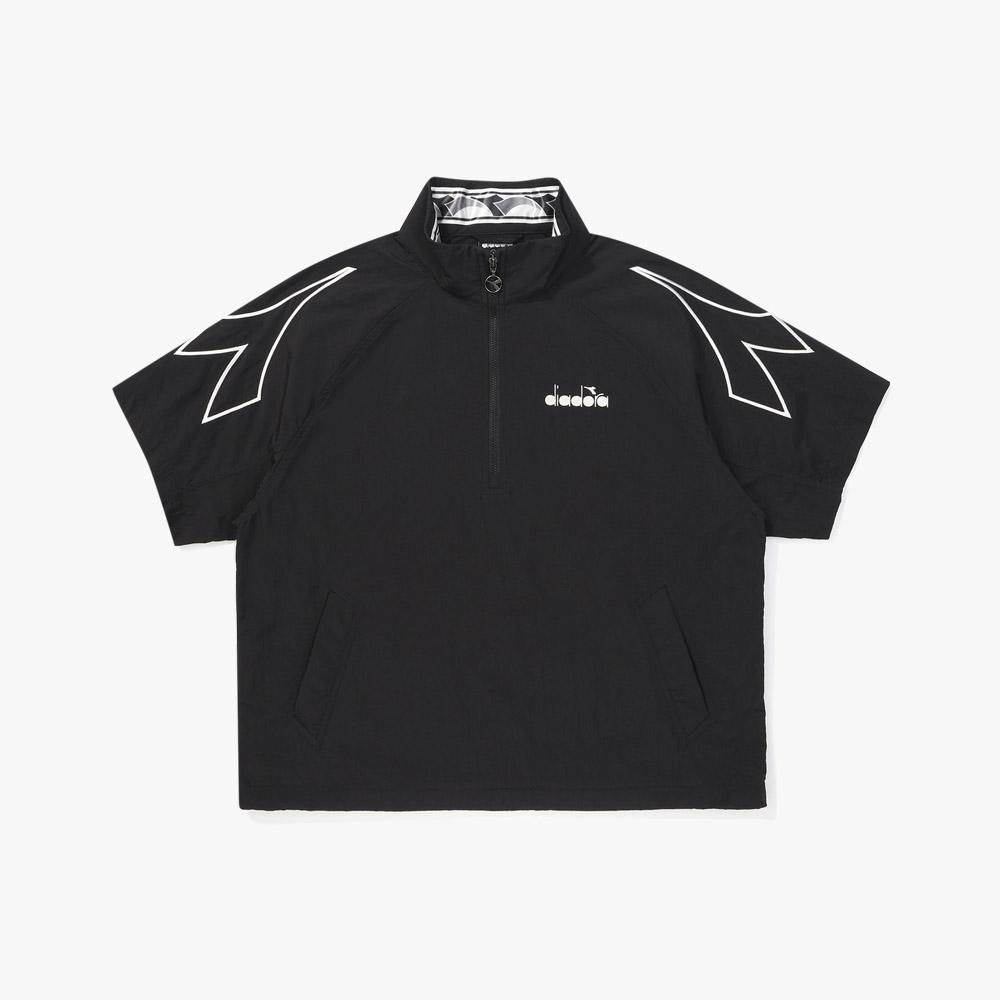 Diadora Bento Stand Neck Anorak Black