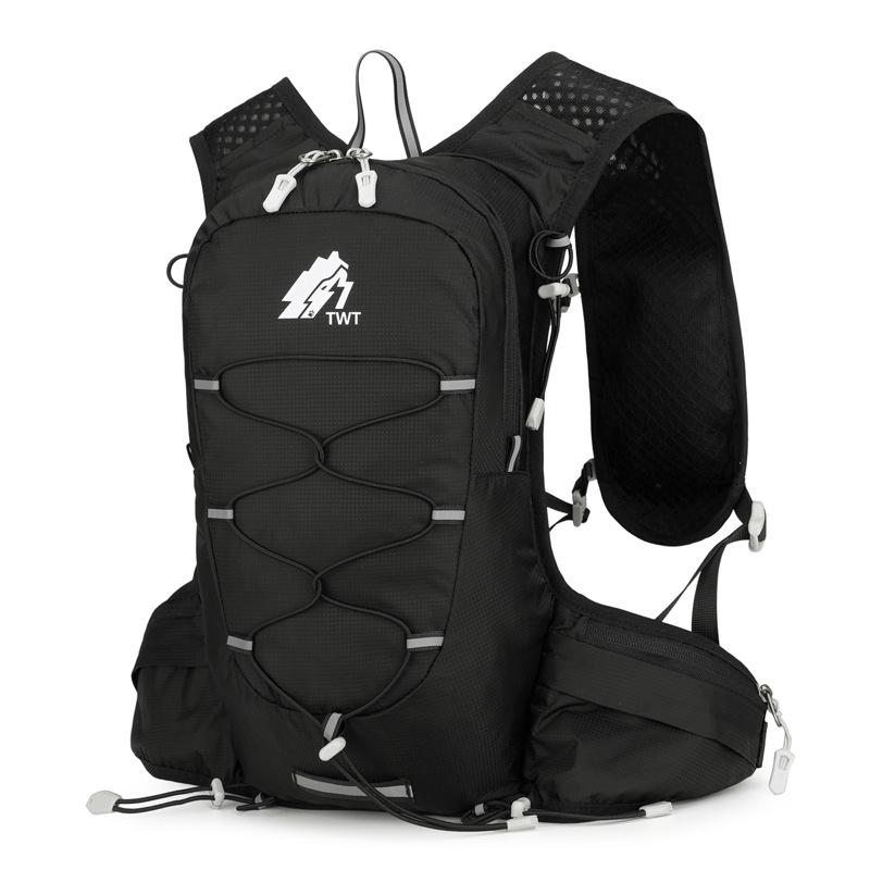 

Lightweight, Breathable Hiking & Running Backpack - Water Repellent Double Shoulder Bag, Hydration Pack for Men & Women Below 20L чорний