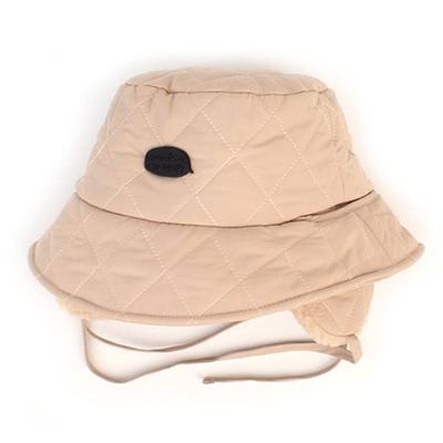 Universal Chemie Quilting Beige Ohrenklappen Bucket Hat
