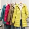 Women Puffer Jackets Ultralight Duck Down Jacket Autumn Winter Warm Portable Hooded Coat Female Windbreaker Parka