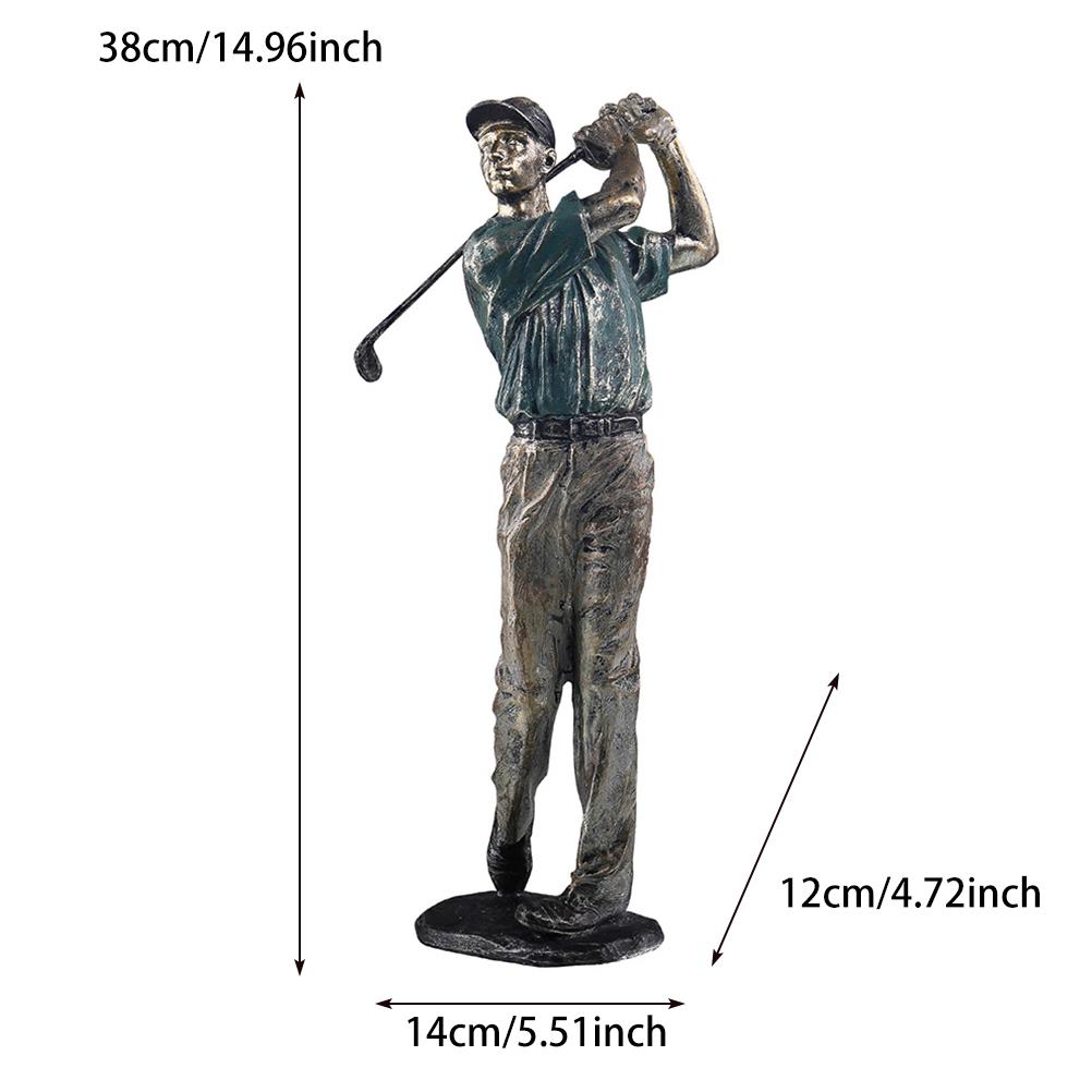 Luxury Character Figurine Modern Sport Statue Art Figurines Nordic Resin Crafts for Living Room Home Decoration