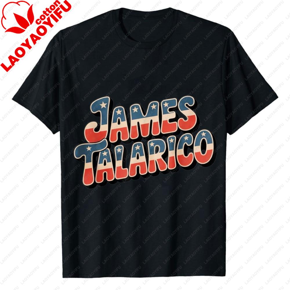 James Talarico Texas Democrat Political Campaign Supporter TShirt Yk Tops Harajuku Shirts for Women Vintage Aesthetic Clothes