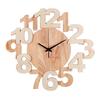 Clock Wall Clock Living Room Bedroom Personality Creative Fashion Clock Modern Simple and Atmospheric Home Silent Wooden Wall Watch