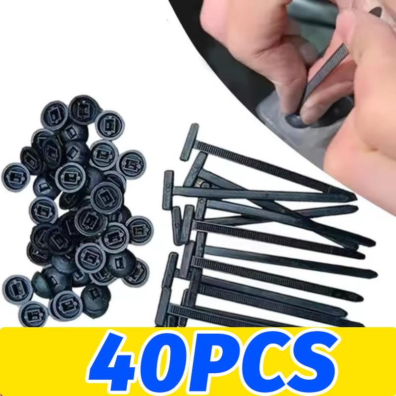 Push Mount Cable Tie Nylon Wire Harness Fastener Clip Self Locking Head For Car Auto Bumper Fender Engine Cover Retainer Buckle