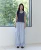 Haebeueoweil Tiny Check Banding Pants (Bl)