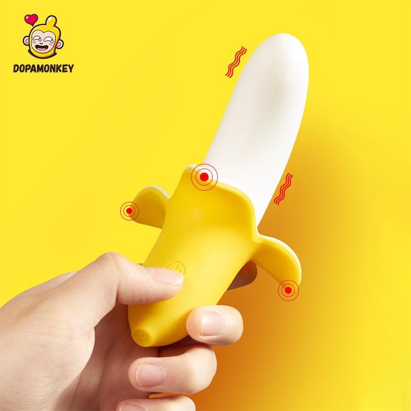 Soft Sex Toys 10 Speeds Banana Dildo Vibrator G Spot Vagina Massage Clitoris Stimulator Masturbator for Women Sex Products