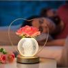 LED Rose Night Light Romantic Atmosphere Table Lamp Luxury Bedside Light for Bedroom Dorm Birthday Gift for Girls
