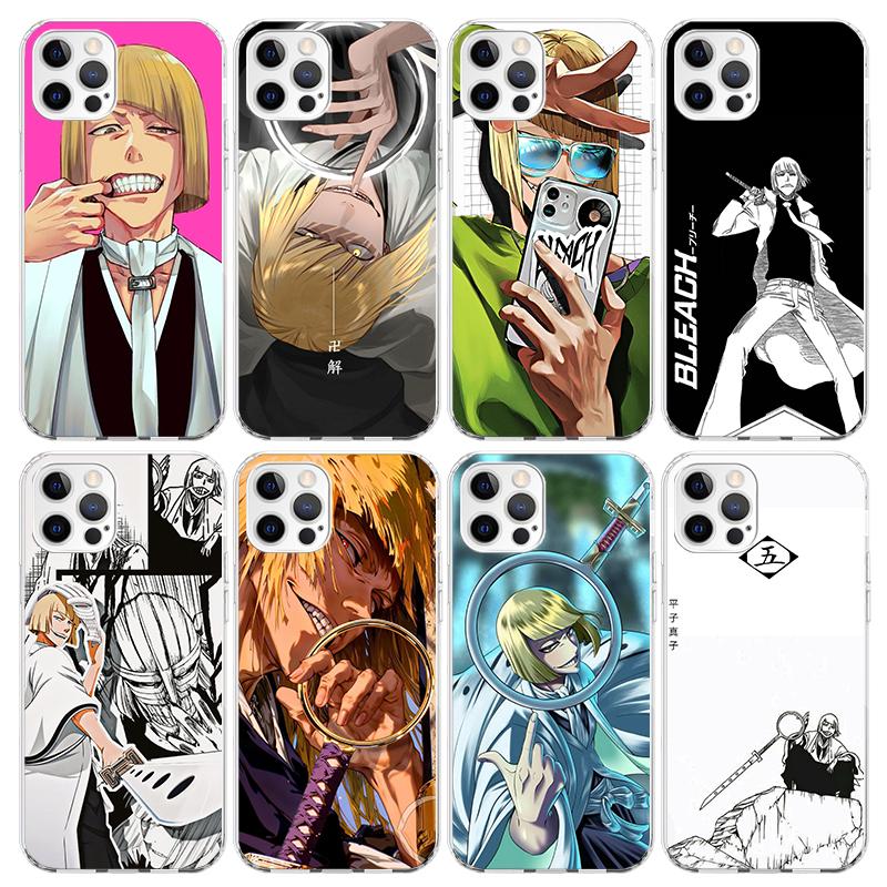 Bleach Shinji Hirako Phone Case For iPhone 17 Air 16 15 Pro Max 14 Plus 13 Mini 12 11 Cover 7 8 SE Silicone Shell Print Fundas 1