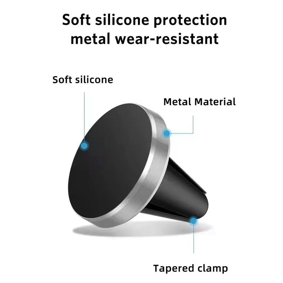 Magnetic Car Phone Holder For Phone In Car Air Vent Mount Universal Mobile Smartphone Stand Magnet Holder For iPhone Samsung