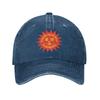 Nara  Collectable Series  Baseball Cap Casual Distressed Denim Washed Yoshitomos Sun Cap for Unisex Women Outdoor Summer Gift Hat