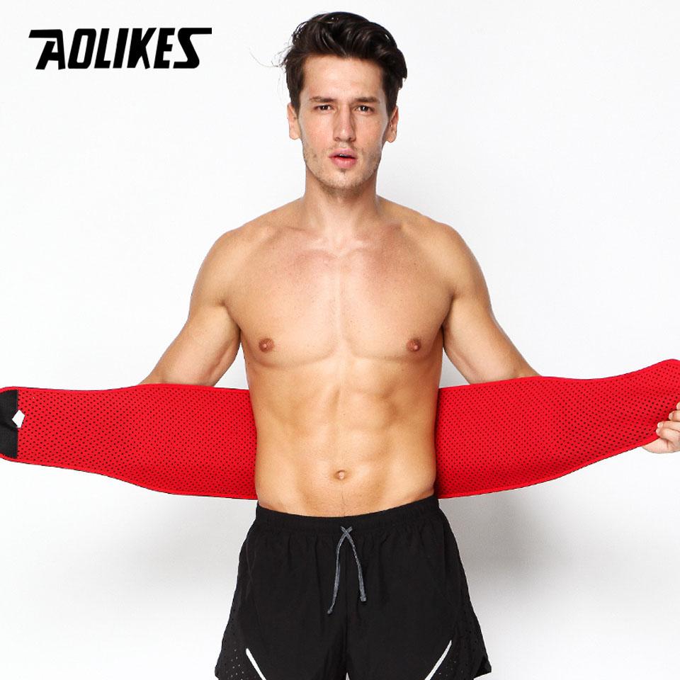 Aolikes Fitness Weight Lifting Belt Workout Waist Belt Training Sport Waist Support Gym Lumbar Back Brace Basketball Waist Brace