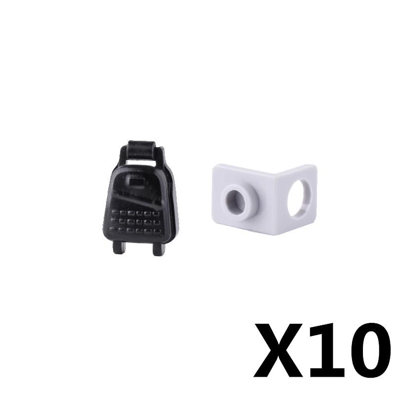 MOC Military Modern Weapon Accessories Building Blocks Character Backpacks Helmets Vests Armors Night Vision Devices Bricks Toy
