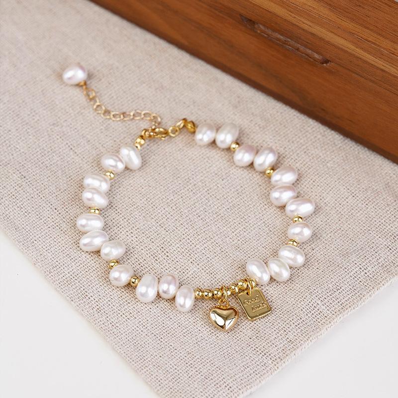 Барочный Уникальный Браслет-Ожерелье из Пресноводного Жемчуга - Стильный Аксессуар из Бусин