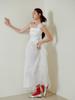 GANISONG Bridal Rose Peony Dress_White