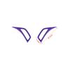 Side Leaf Plate Air Vent Inlet Decor Cover Trim For Jeep Wrangler JL 18+ Purple