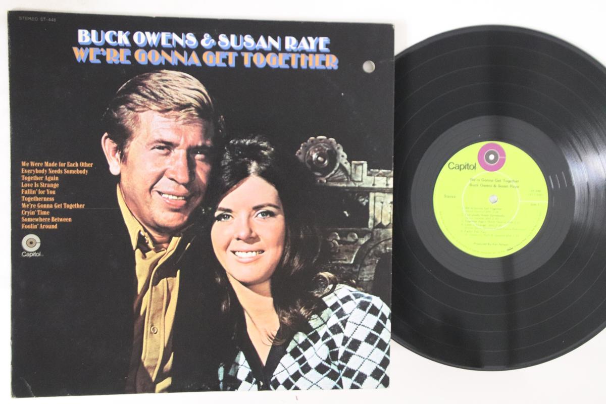 

LP Record BUCK OWENS & SUSAN RAYE - We re Gonna Get Together ST448 CAPITOL 1970 US Country Used