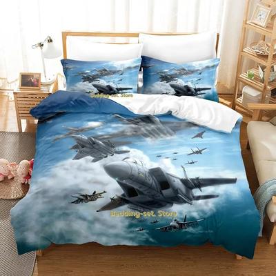 Juego de Cama Ace Combat Individual Twin Full Queen King Size Juego de Cama Adulto Niño Dormitorio Juegos de Funda Nórdica camas dormitorio