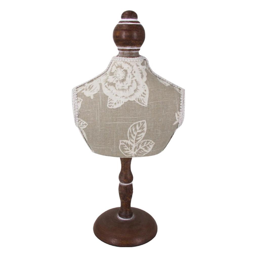 Necklace Storage Holder Mannequin Elegant Display Stand Jewelry Chain Organizer Decor Girls
