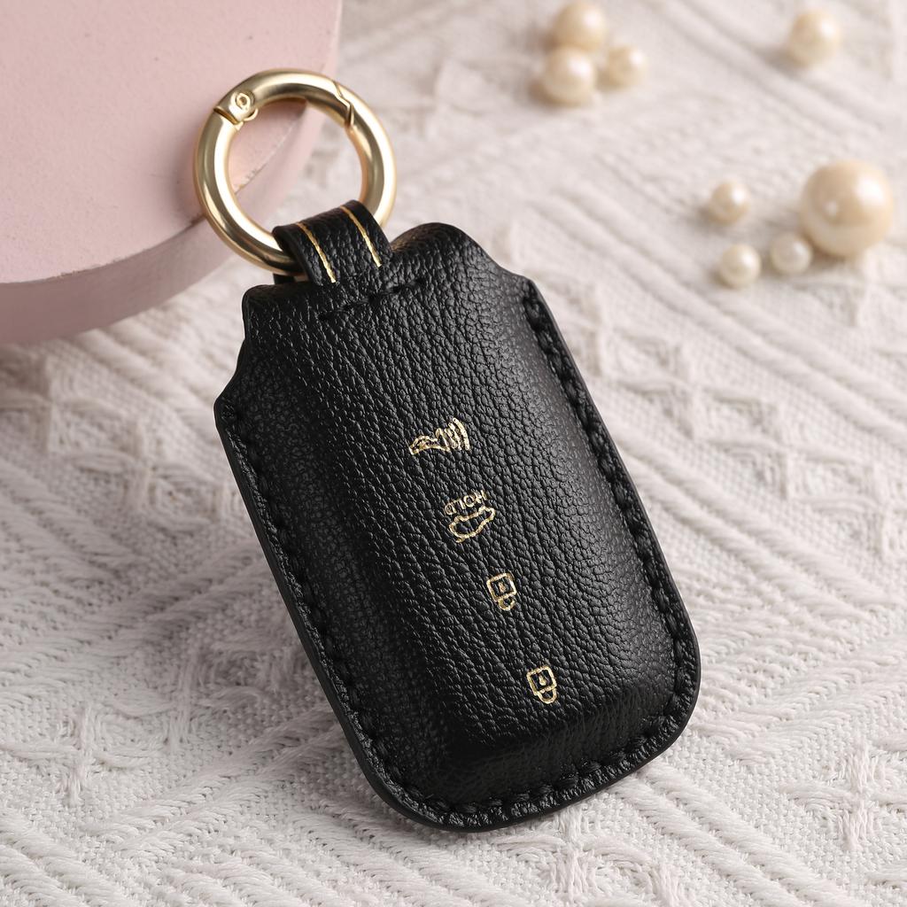 Customized for Kia K3 Car Key Cover, Pure Hand-stitched, High-grade Leather Key Protection, Case Buckle