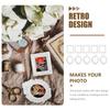 10 Stück DIY Fotorahmen Vintage Deko-Accessoires Retro Kleine Handgefertigte Rahmen Dekorative Bilder Schmuckaufsteller Barock