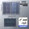 Portable Solar Charging Device 40W Folding Solar Charge Cell Plate Charging Device For Travelling Camping Hiking
