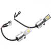 2Pcs H3 LED Fog Light Bulb Conversion Kit Super Bright Yellow DRL Lamp 3000K 80W